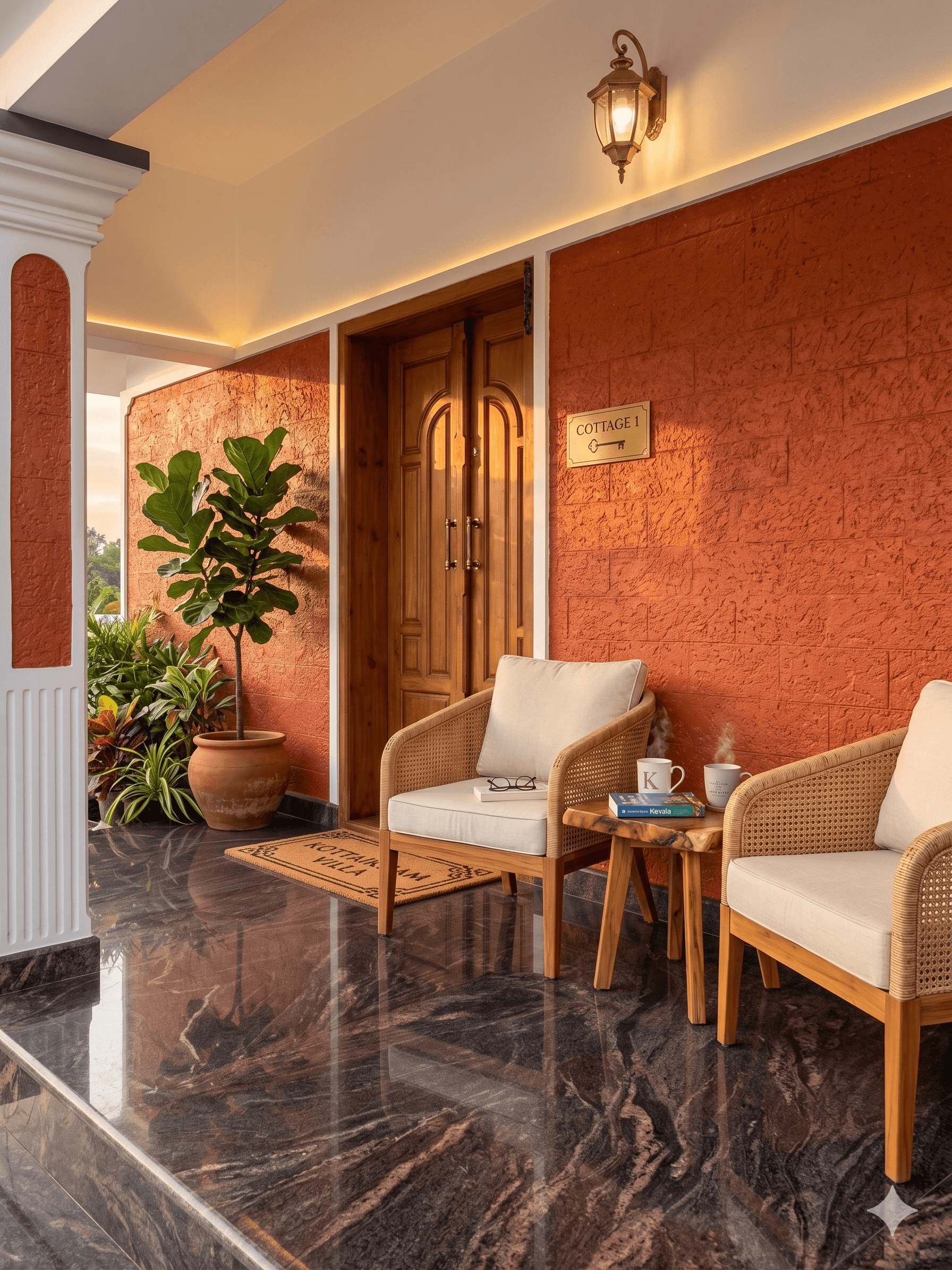 Veranda Villa exterior in Angamaly, Kerala - 15 minutes from Cochin International Airport